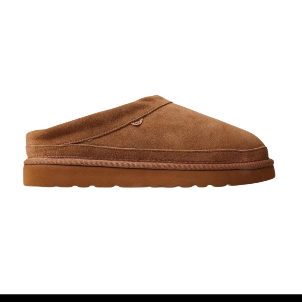 Lamo Jules Women's Clog Premium Suede Slip-On - Chestnut